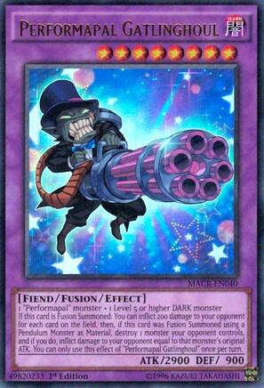 Performapal Gatlinghoul (MACR-EN040) [Maximum Crisis]