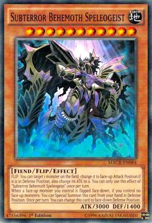 Subterror Behemoth Speleogeist (MACR-EN084) [Maximum Crisis]
