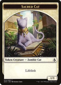 Sacred Cat // Insect Double-Sided Token (10 // 19) [Amonkhet]