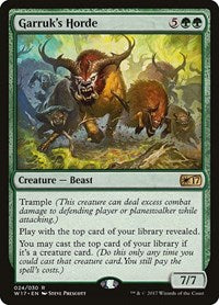Garruk's Horde (24) [Welcome Deck 2017]
