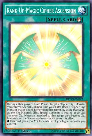 Rank-Up-Magic Cipher Ascension (DPDG-EN042) [Duelist Pack: Dimensional Guardians]