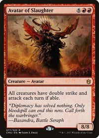 Avatar of Slaughter (77) [Commander Anthology]