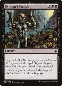 Evincar's Justice (58) [Commander Anthology]