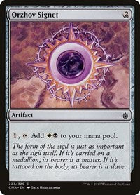 Orzhov Signet (223) [Commander Anthology]