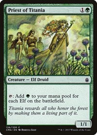 Priest of Titania (136) [Commander Anthology]