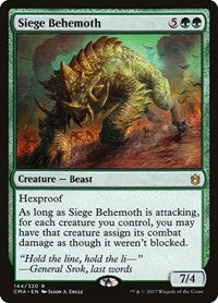 Siege Behemoth (144) [Commander Anthology]