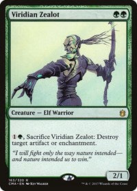 Viridian Zealot (163) [Commander Anthology]