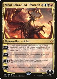 Nicol Bolas, God-Pharaoh (140) [Hour of Devastation]