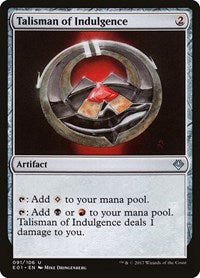 Talisman of Indulgence (91) [Archenemy: Nicol Bolas]