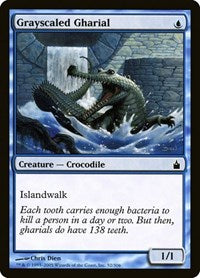 Grayscaled Gharial (52) [Ravnica: City of Guilds]