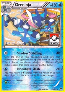 Greninja - 40/122 (League) [2nd Place] (040/122) [League & Championship Cards]