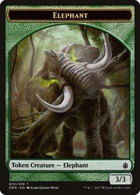 Elephant Token (010) (10) [Commander Anthology]