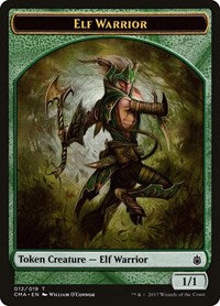 Elf Warrior Token (012) (12) [Commander Anthology]