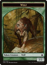 Wolf Token (016) (16) [Commander Anthology]