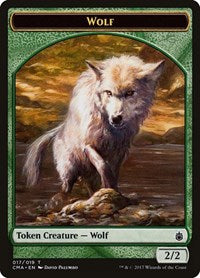 Wolf Token (017) (17) [Commander Anthology]