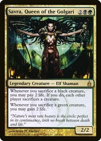 Savra, Queen of the Golgari (225) [Ravnica: City of Guilds]