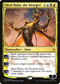 Nicol Bolas, the Deceiver (205) [Hour of Devastation]