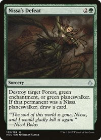 Nissa's Defeat (123) [Hour of Devastation]