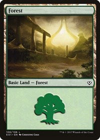 Forest (106) (106) [Archenemy: Nicol Bolas]