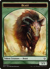Beast (004) // Soldier Double-sided Token (4 // 1) [Archenemy: Nicol Bolas]