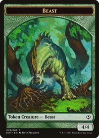 Beast (005) // Soldier Double-sided Token (5 // 1) [Archenemy: Nicol Bolas]