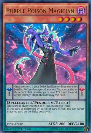 Purple Poison Magician (PEVO-EN006) [Pendulum Evolution]