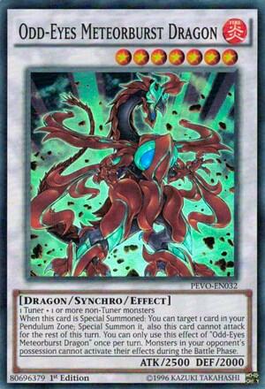 Odd-Eyes Meteorburst Dragon (PEVO-EN032) [Pendulum Evolution]