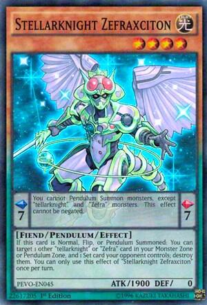 Stellarknight Zefraxciton (PEVO-EN045) [Pendulum Evolution]