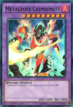 Metalfoes Crimsonite (PEVO-EN053) [Pendulum Evolution]