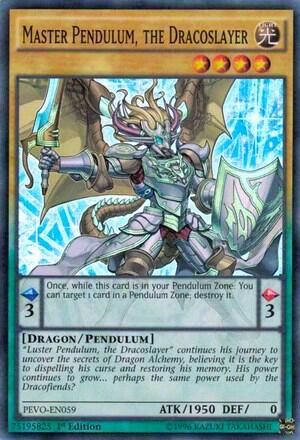 Master Pendulum, the Dracoslayer (PEVO-EN059) [Pendulum Evolution]