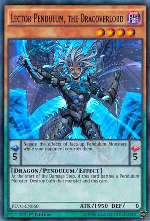 Lector Pendulum, the Dracoverlord (PEVO-EN060) [Pendulum Evolution]