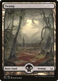Swamp (187) - Full Art (187) [Hour of Devastation]