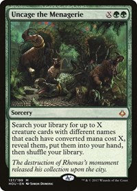 Uncage the Menagerie (137) [Hour of Devastation]