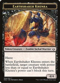 Earthshaker Khenra Token (4) [Hour of Devastation]