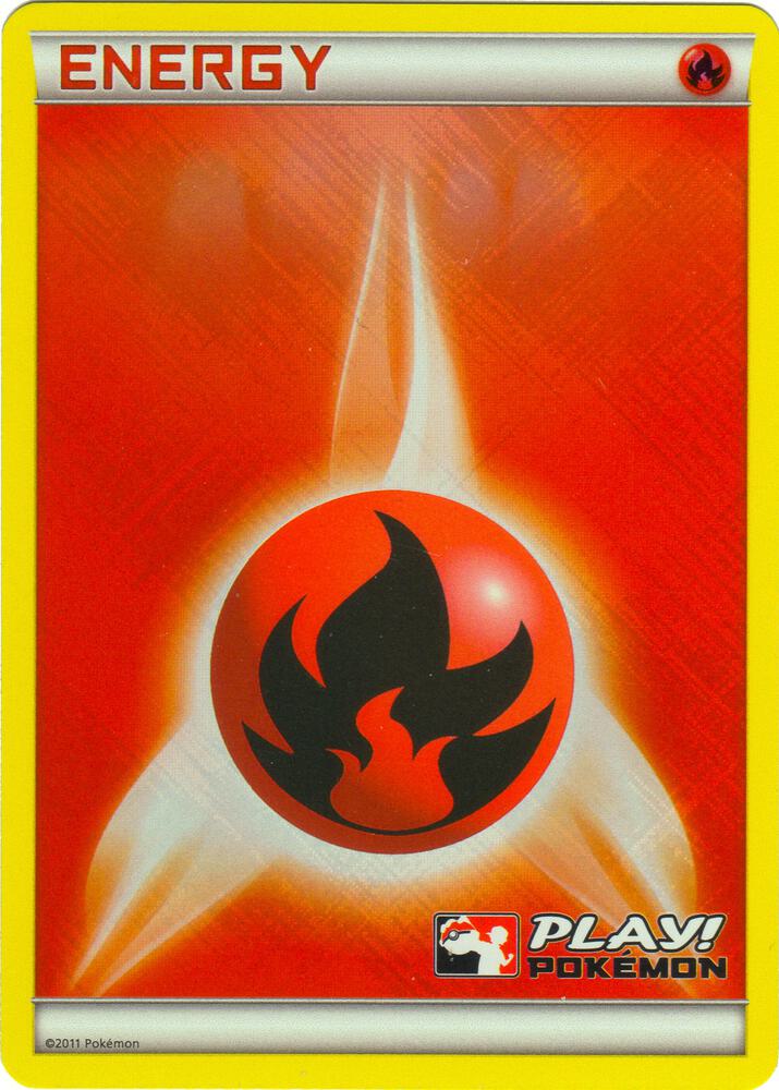 Fire Energy (2011 Play! Pokemon) [League & Championship Cards]