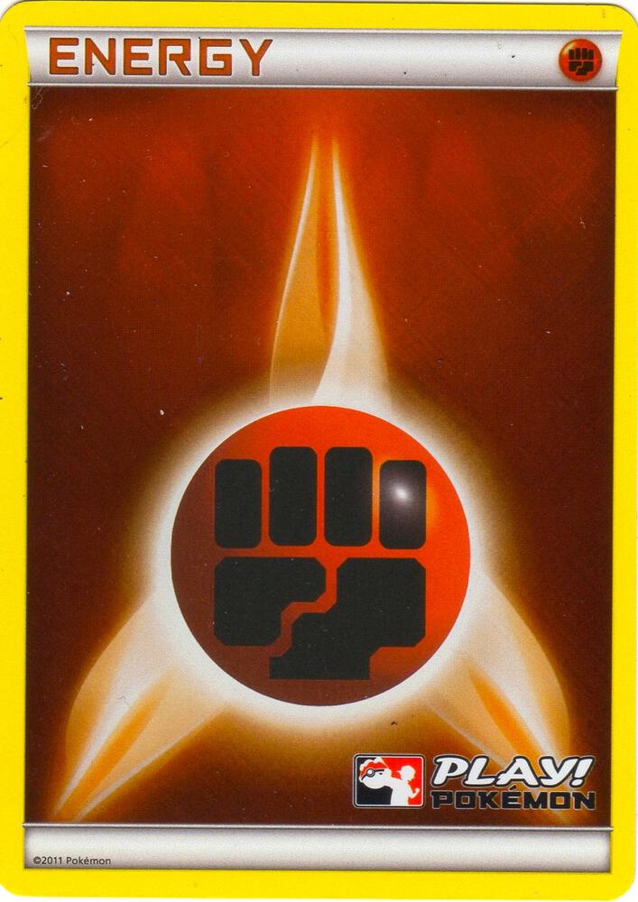 Fighting Energy (2011 Play! Pokemon) [League & Championship Cards]
