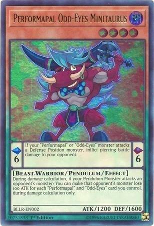 Performapal Odd-Eyes Minitaurus (BLLR-EN002) [Battles of Legend: Light's Revenge]