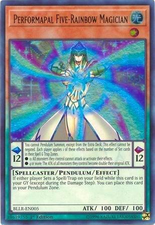 Performapal Five-Rainbow Magician (BLLR-EN005) [Battles of Legend: Light's Revenge]