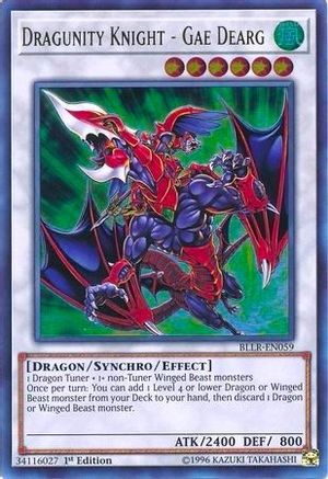 Dragunity Knight - Gae Dearg (BLLR-EN059) - Battles of Legend: Light's Revenge 1st Edition