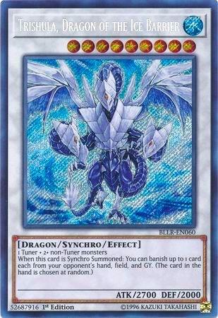 Trishula, Dragon of the Ice Barrier (BLLR-EN060) [Battles of Legend: Light's Revenge]