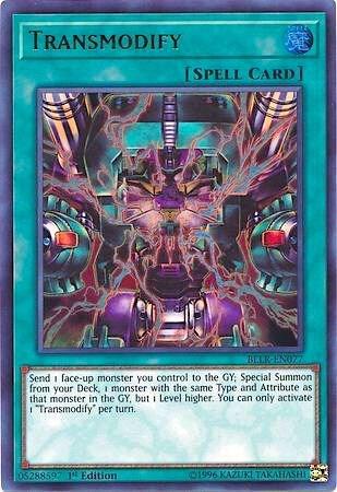 Transmodify (BLLR-EN077) [Battles of Legend: Light's Revenge]