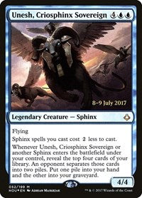 Unesh, Criosphinx Sovereign (52) [Prerelease Cards]
