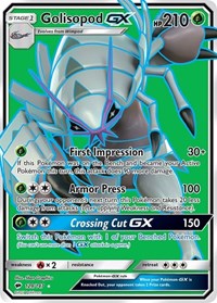 Golisopod GX (Full Art) (129/147) [SM - Burning Shadows]