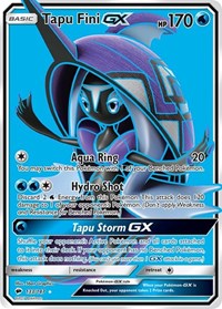 Tapu Fini GX (Full Art) (133/147) [SM - Burning Shadows]