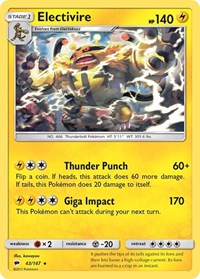 Electivire (43/147) [SM - Burning Shadows]