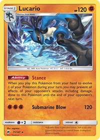 Lucario (71/147) [SM - Burning Shadows]