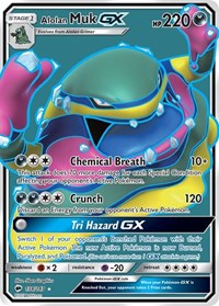Alolan Muk GX (Full Art) (138/147) [SM - Burning Shadows]
