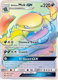 Alolan Muk GX (Secret) (157/147) [SM - Burning Shadows]