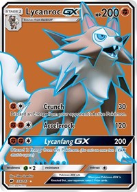 Lycanroc GX (Full Art) (136/147) [SM - Burning Shadows]