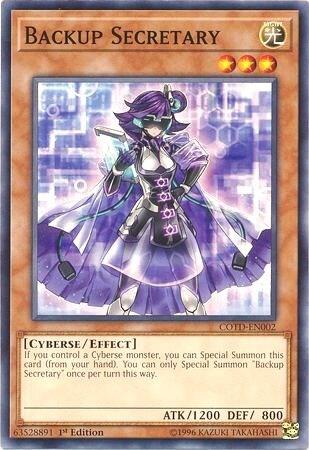 Backup Secretary (COTD-EN002) [Code of the Duelist]